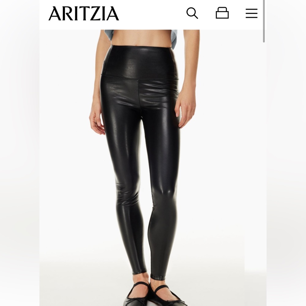 Wilfred free - Daria pant (vegan leather leggings) - size xs